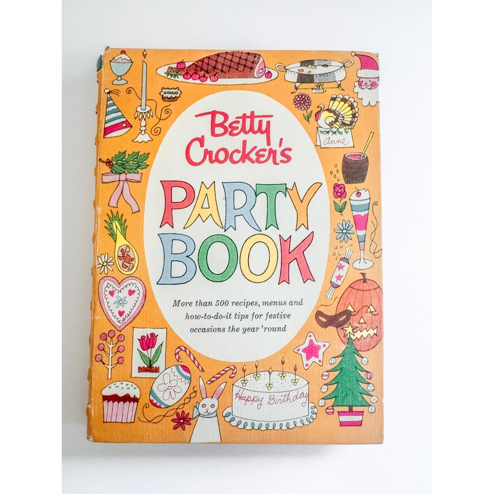 Vintage Betty Crocker's Party Book – 1960 First Edition, First Printing